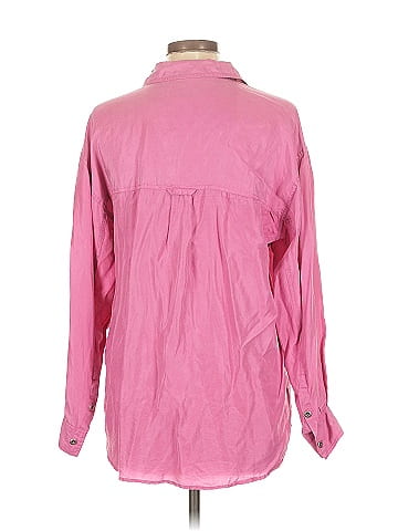Gloria Vanderbilt Long Sleeve Silk Top (view 2)