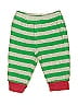 Carter's 100% Cotton Stripes Green Casual Pants 0-3 MO / 3 MO - photo 1