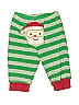 Carter's 100% Cotton Stripes Green Casual Pants 0-3 MO / 3 MO - photo 2