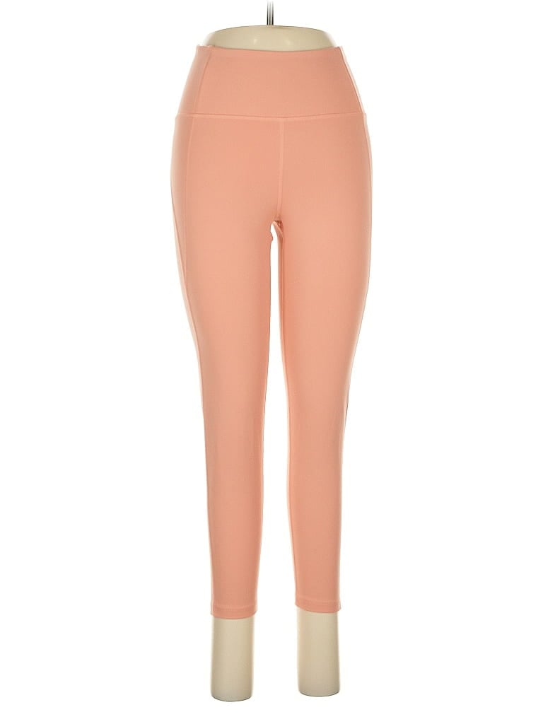 Pre-owned Girlfriend Collective Active Pants In Orange