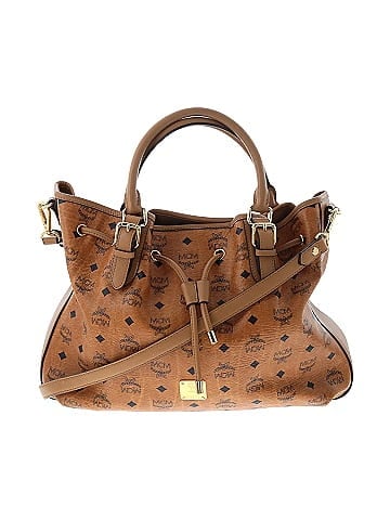 MCM Visetos Drawstring Satchel (view 1)