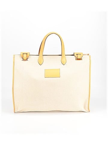 Hermès Canvas and Leather Kaba Tote (view 1)