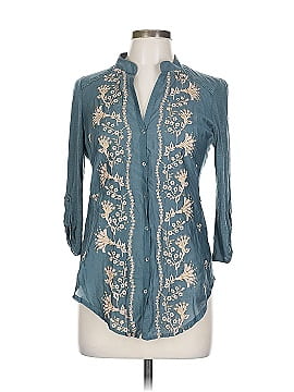 Tiny 3/4 Sleeve Button Down Shirt