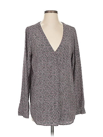 Joie Long Sleeve Silk Top (view 1)