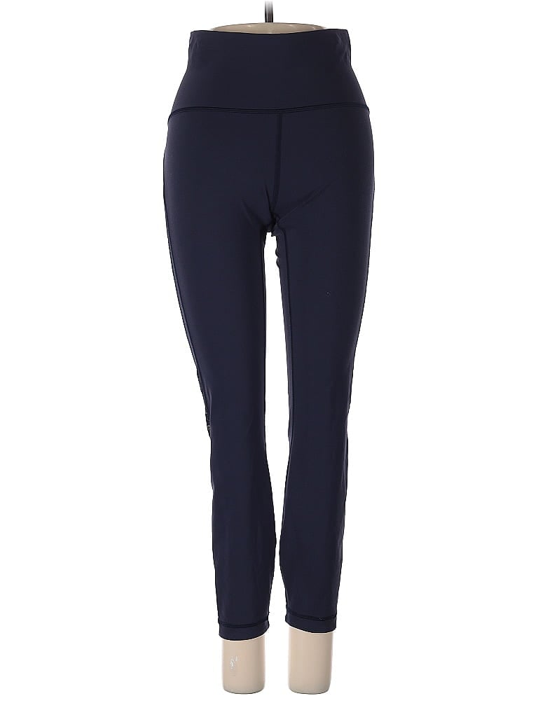 Pre-owned Lululemon Athletica Active Pants In Blue