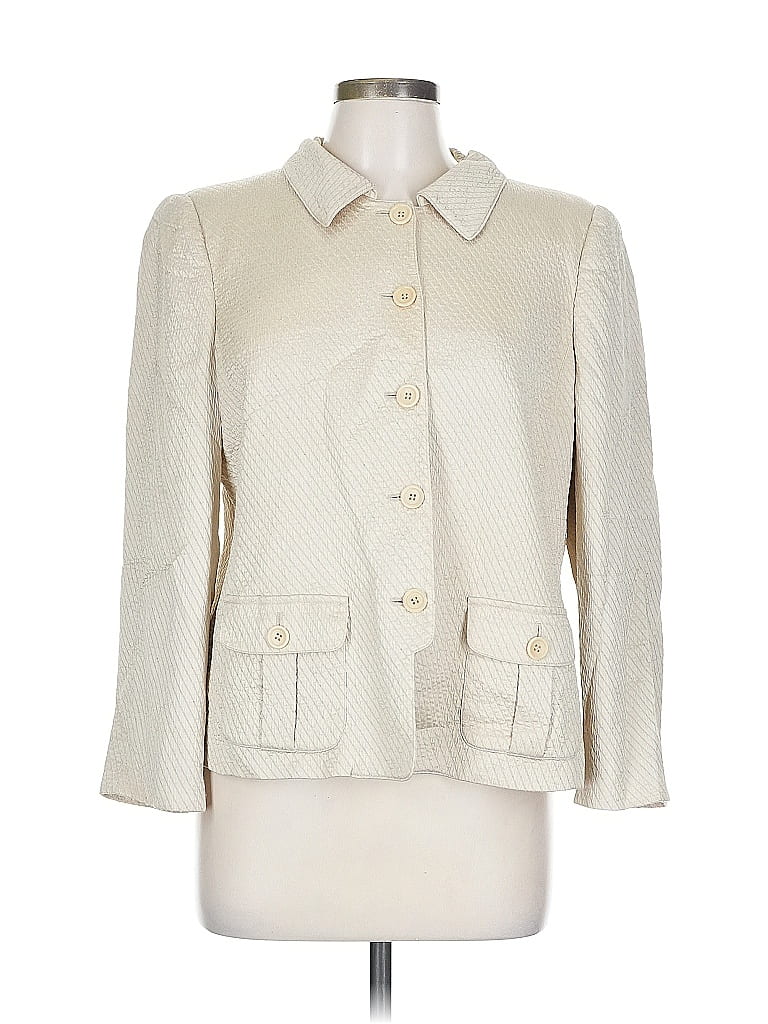 Armani Collezioni Ivory Blazer Size 12 - photo 1