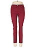 Curve Appeal Burgundy Jeans Size 10 - photo 1