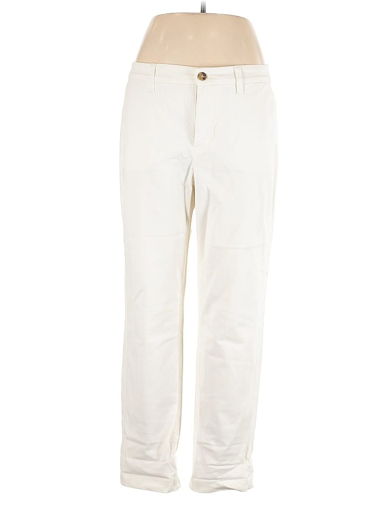 Pre-owned J.crew Factory Store Casual Pants In White