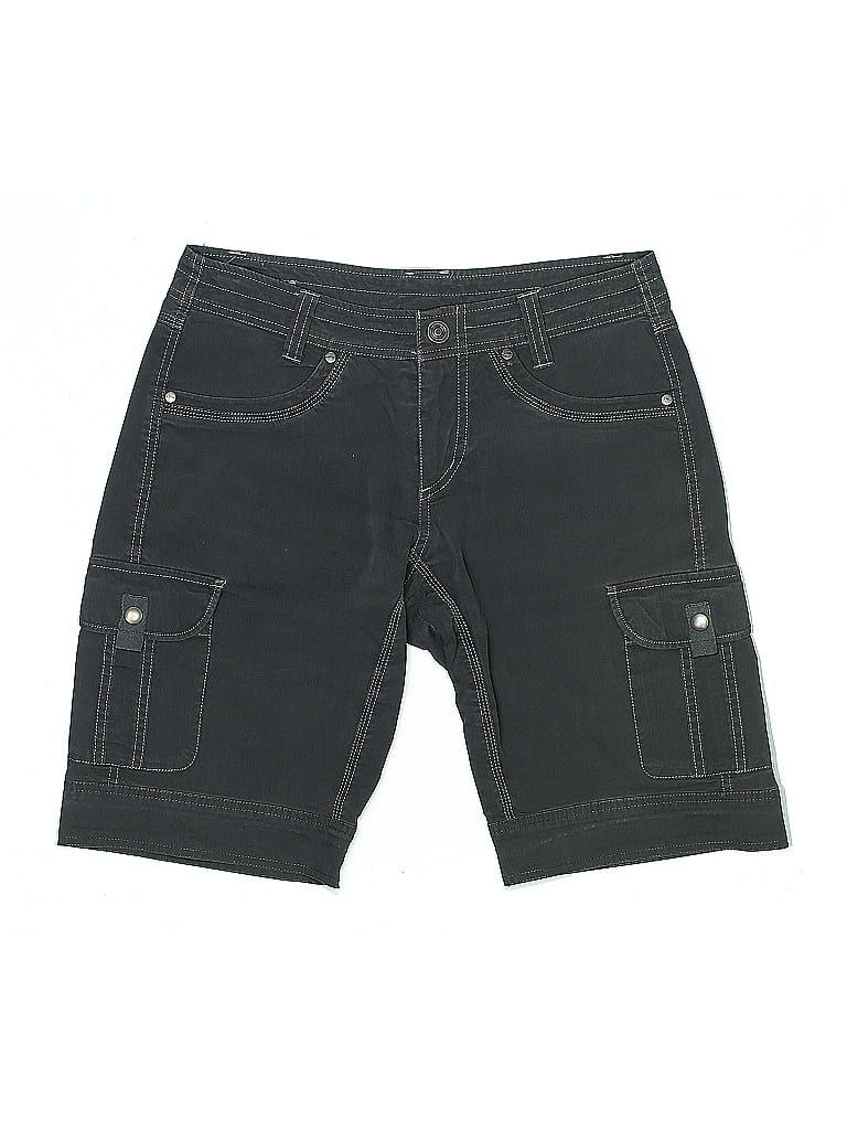 Kuhl Solid Black Cargo Shorts Size 4 - photo 1