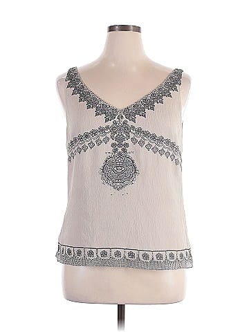 Anne Klein Sleeveless Silk Top (view 1)