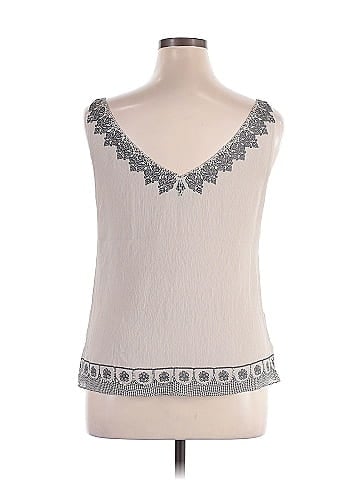 Anne Klein Sleeveless Silk Top (view 2)