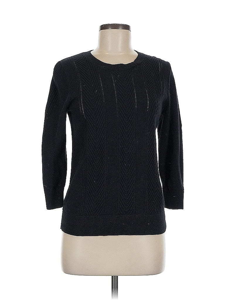 Pre-owned Banana Republic Pullover Sweater In Black