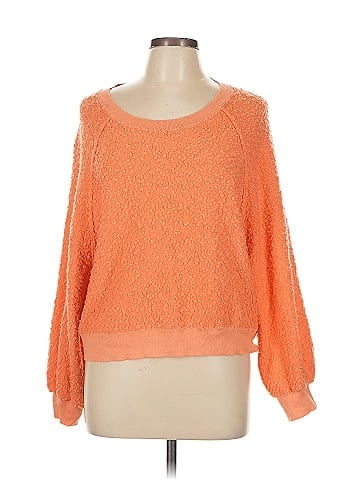 Peach Love Pullover Sweater (view 1)