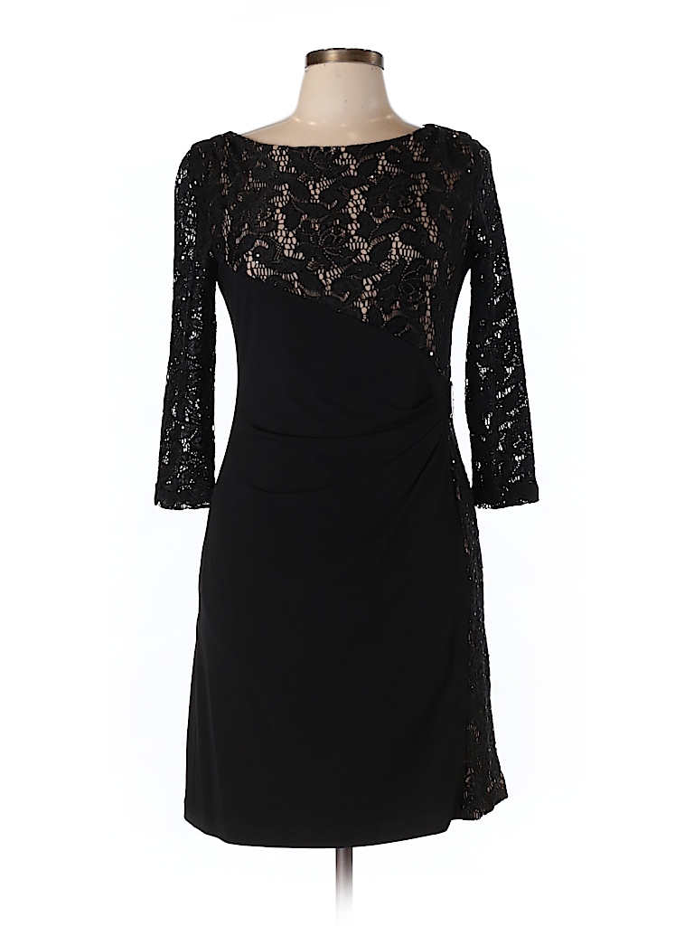 Tahari by ASL Lace Black Cocktail Dress Size 8 (Petite) - 82% off | thredUP