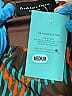 Peach Love Cream California Chevron-herringbone Teal Casual Dress Size M - photo 8