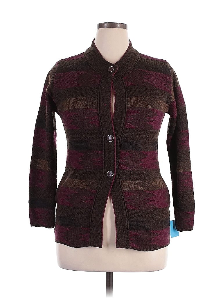 Classic Burgundy Cardigan Size XL - photo 1