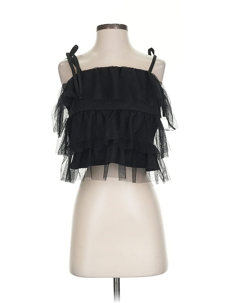 RACHEL ZOE TJX Pre-owned Sleeveless Blouse In Black