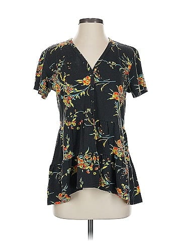DG^2 by Diane Gilman Short Sleeve Blouse (view 1)