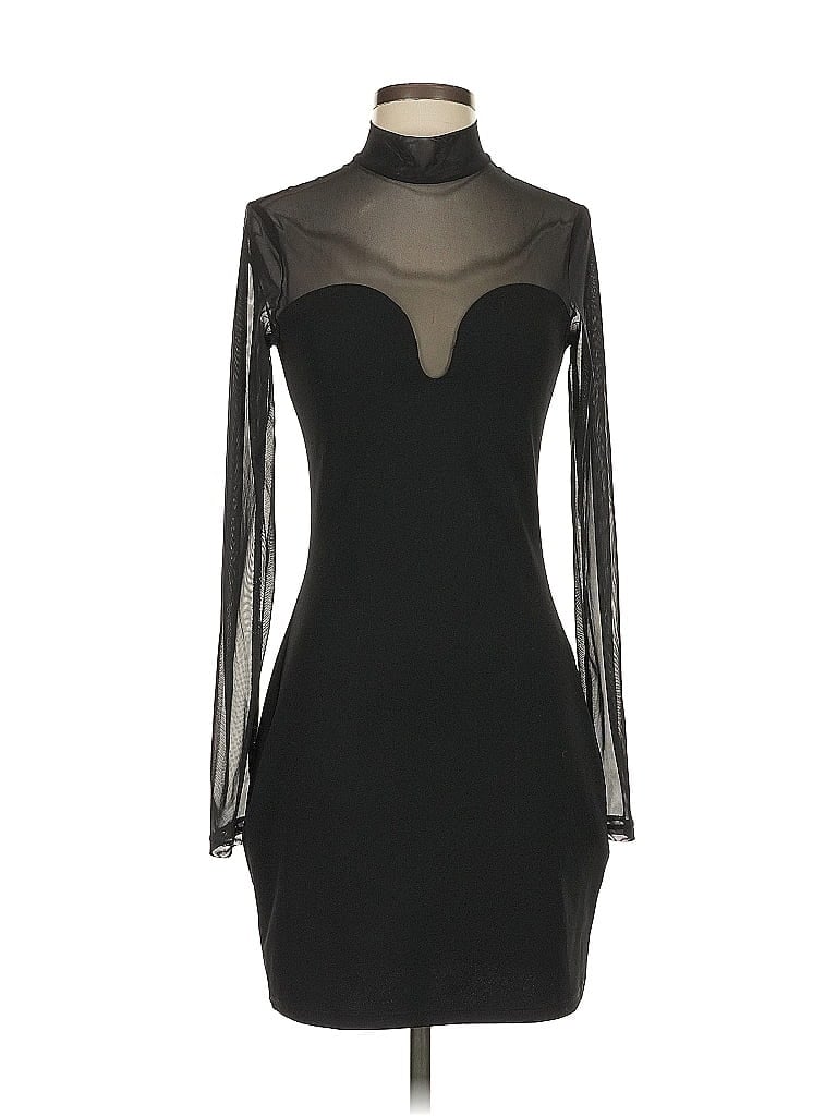 Pre-owned H&m Cocktail Dress In Black