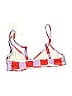 Solid & Striped Graphic Red Swimsuit Top Size M - photo 2