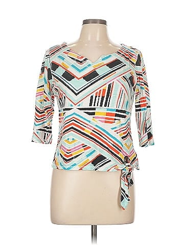 Oncue Casual 3/4 Sleeve T-Shirt (view 1)