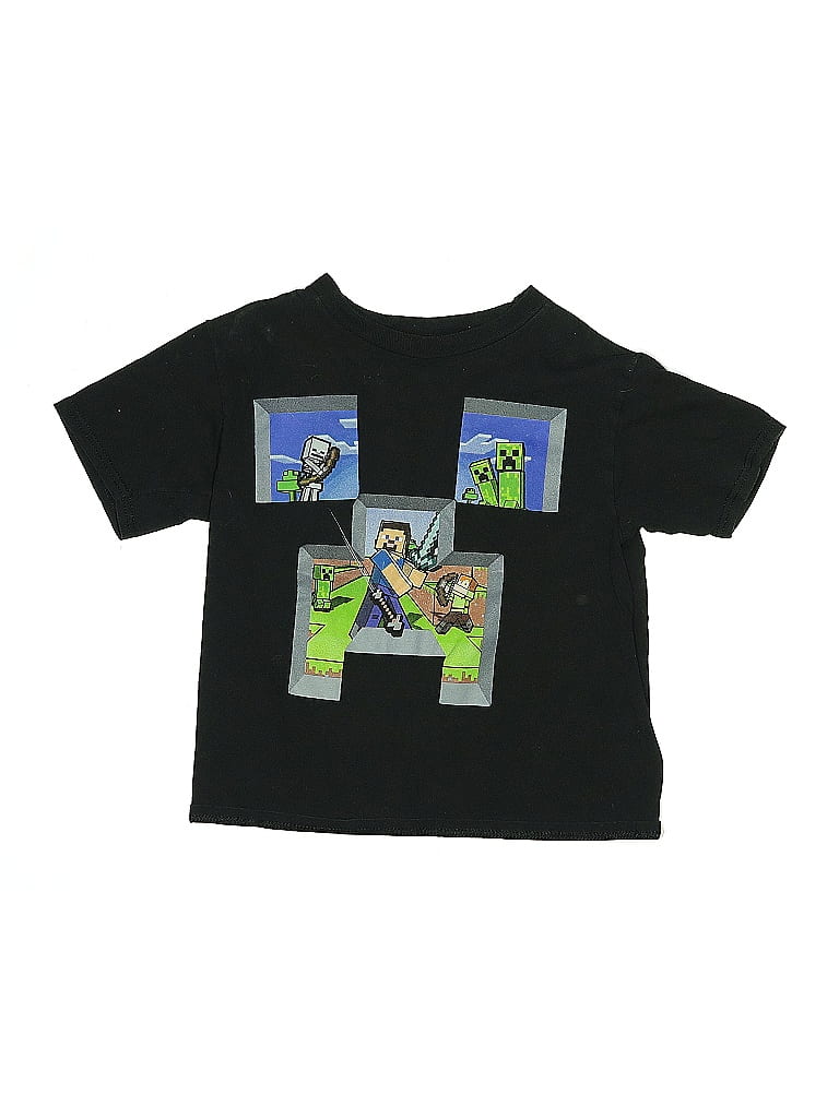 Mojang 100% Cotton Black Short Sleeve T-Shirt Size 7 - 6 - photo 1