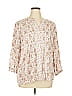 Talbots Outlet 100% Rayon Ivory 3/4 Sleeve Blouse Size XL - photo 1