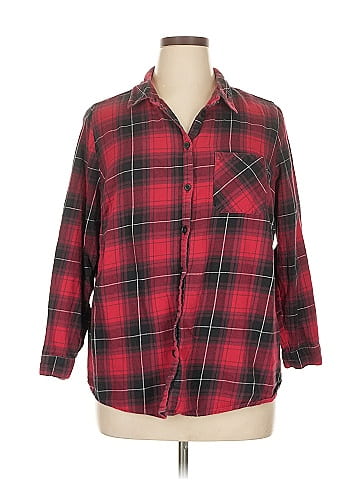Catherines 3/4 Sleeve Button-Down Shirt (view 1)