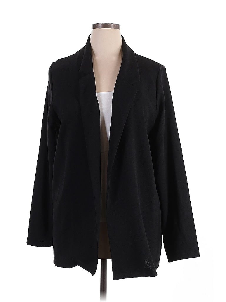 Click to view more detailed imagery on our partner's website Pre-owned Lush Blazer Jacket In Black