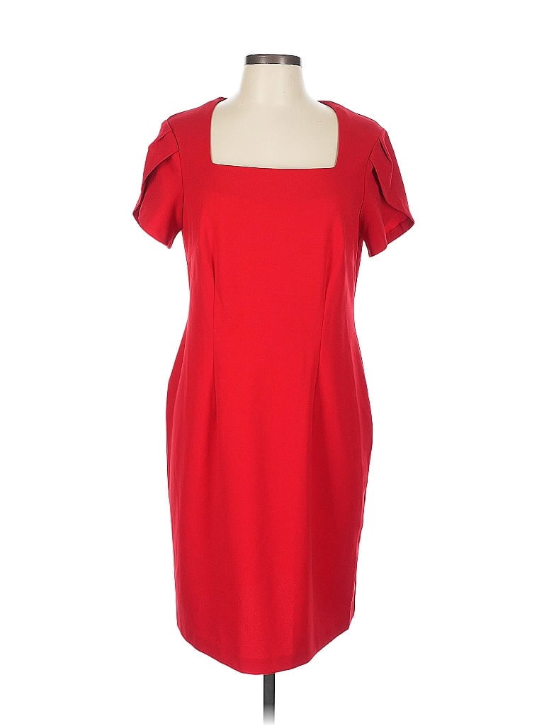 Pre-owned Connected Apparel Cocktail Dress In Red