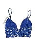 Out From Under Floral Blue Swimsuit Top Size L - photo 2