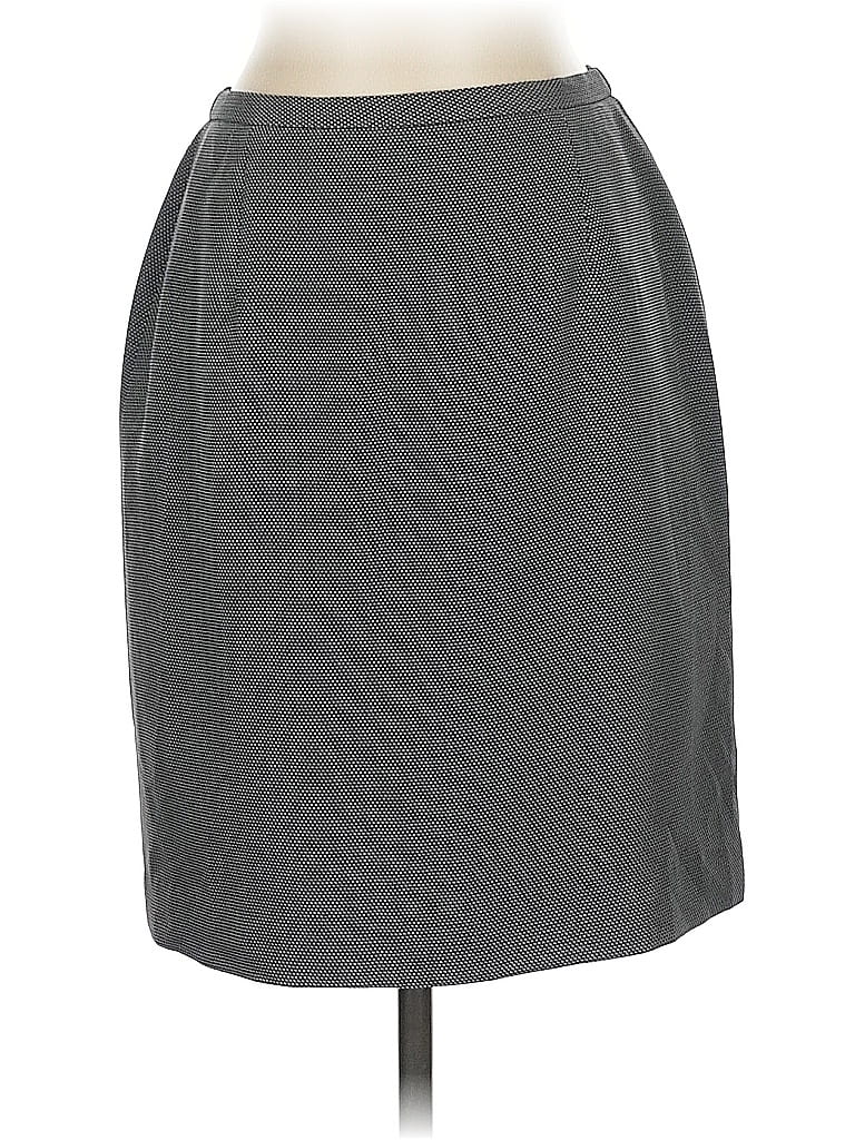 Pre-owned Karen Scott Casual Skirt In Gray