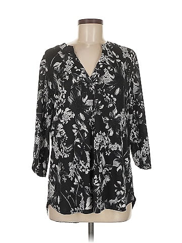 White Birch 3/4 Sleeve Blouse (view 1)