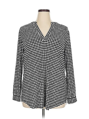 Anne Klein Long Sleeve Blouse (view 1)
