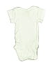 Bundles Solid Ivory White Short Sleeve Onesie Size Preemie - photo 2