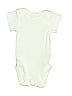 Bundles Solid Ivory White Short Sleeve Onesie Size Preemie - photo 1