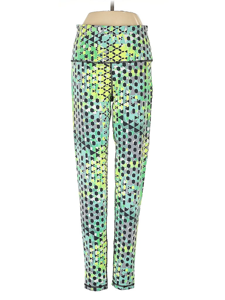 Victoria Sport Print Green Active Pants Size M - photo 1