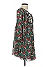 Floreat 100% Viscose Paisley Green Casual Dress Size S - photo 3