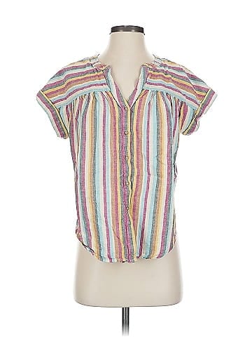 Lou & Grey for LOFT Short Sleeve Blouse (view 1)