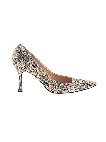 Manolo Blahnik Lace Pumps (view 1)