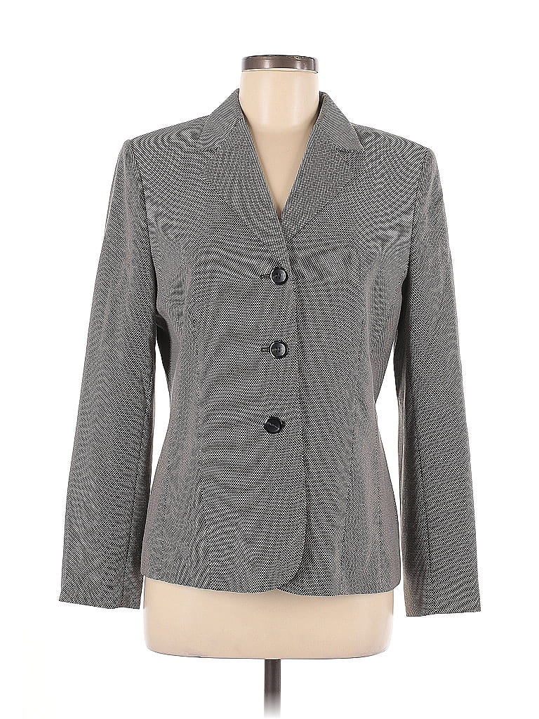 Pre-owned Le Suit Blazer Jacket In Gray