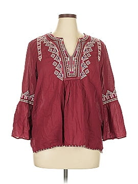 Johnny Was 3/4 Sleeve Blouse