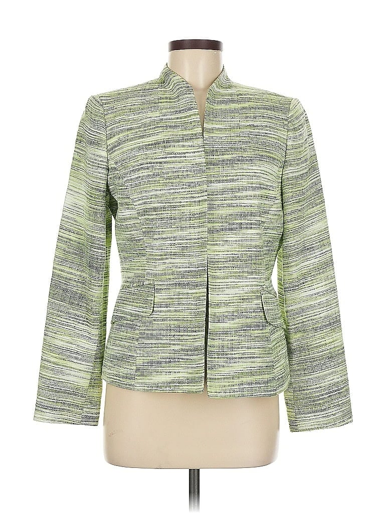 Pre-owned Kasper Blazer Jacket In Green