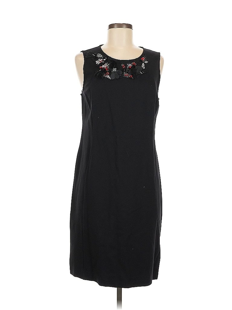 Pre-owned Liz Claiborne Career Cocktail Dress In Black