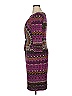 David Meister Paisley Purple Cocktail Dress Size 14 - photo 4