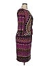 David Meister Paisley Purple Cocktail Dress Size 14 - photo 3
