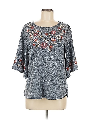 Democracy 3/4 Sleeve Top (view 1)