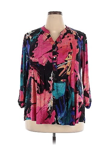 New Directions 3/4 Sleeve Blouse (view 1)