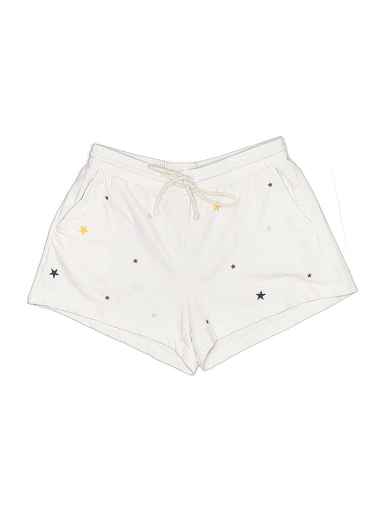 Lou & Grey for LOFT Stars Ivory White Shorts Size 4 (estimated) - photo 1