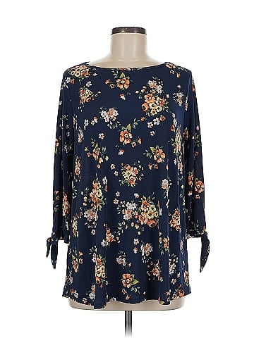 Perfect Peach 3/4 Sleeve Blouse (view 1)